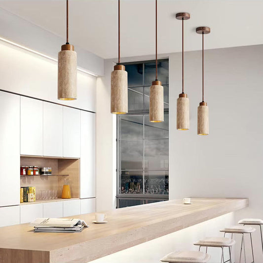 Akari - Travertine Pendant Lamp